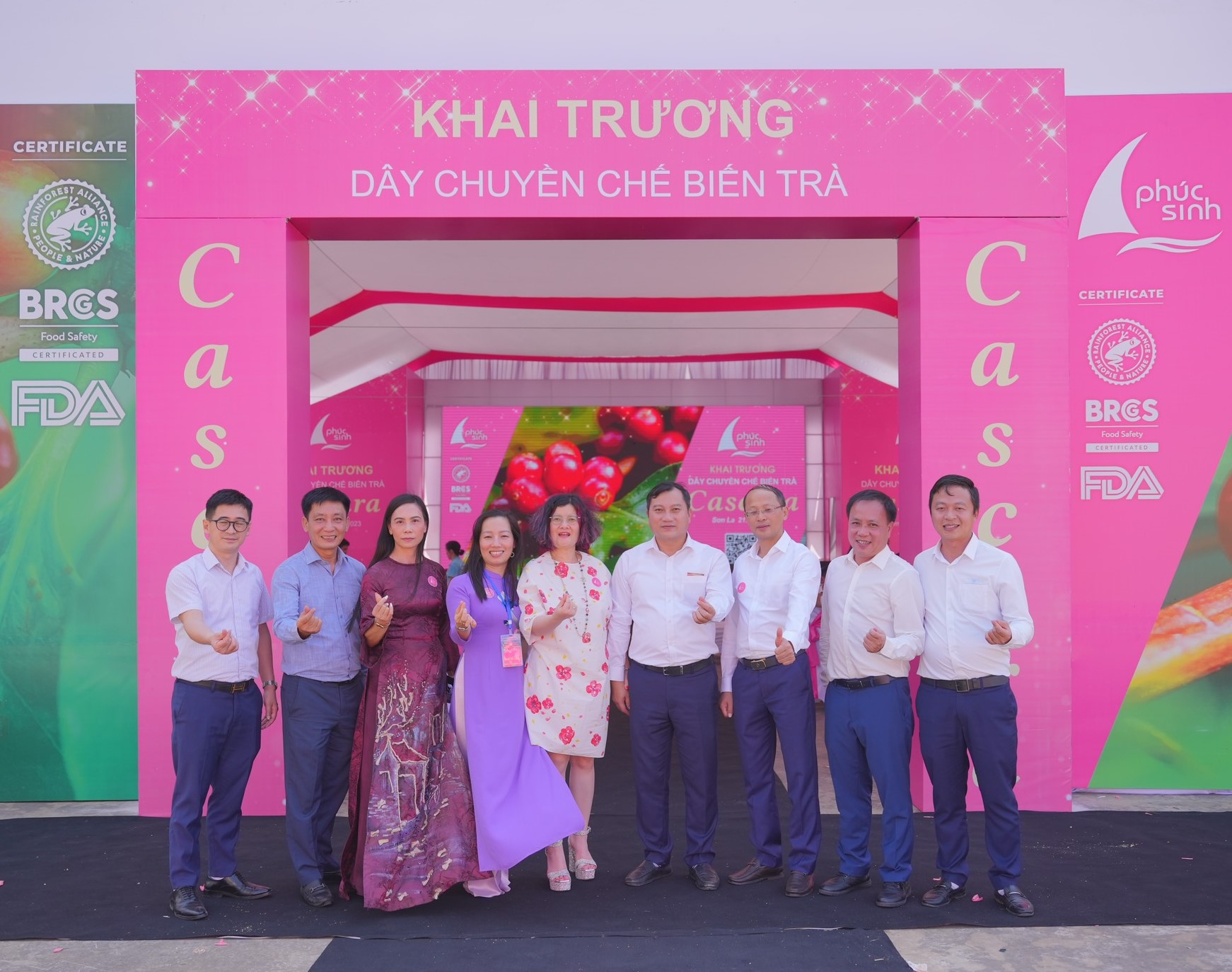 Phúc Sinh Group khai trương dây chuyền chế biến trà Cascara